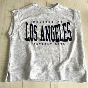 Zara Sleeveless Sporty Sweatshirt Girl’s